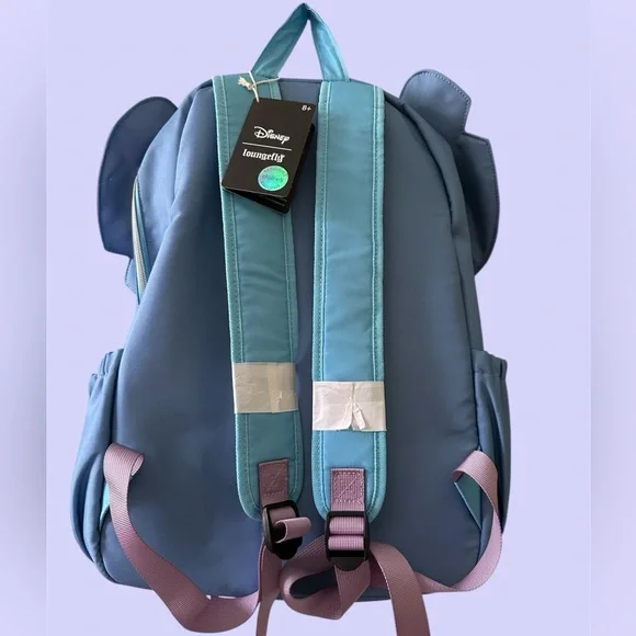 NWT Full-Size Loungefly Disney Stitch Heart Cosplay Backpk Claire’s Exclusive 🫶🩷 - Picture 2 of 14